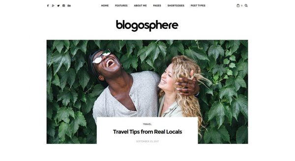 Blogosphere - Multipurpose Blogging Theme - Theme news wordpress