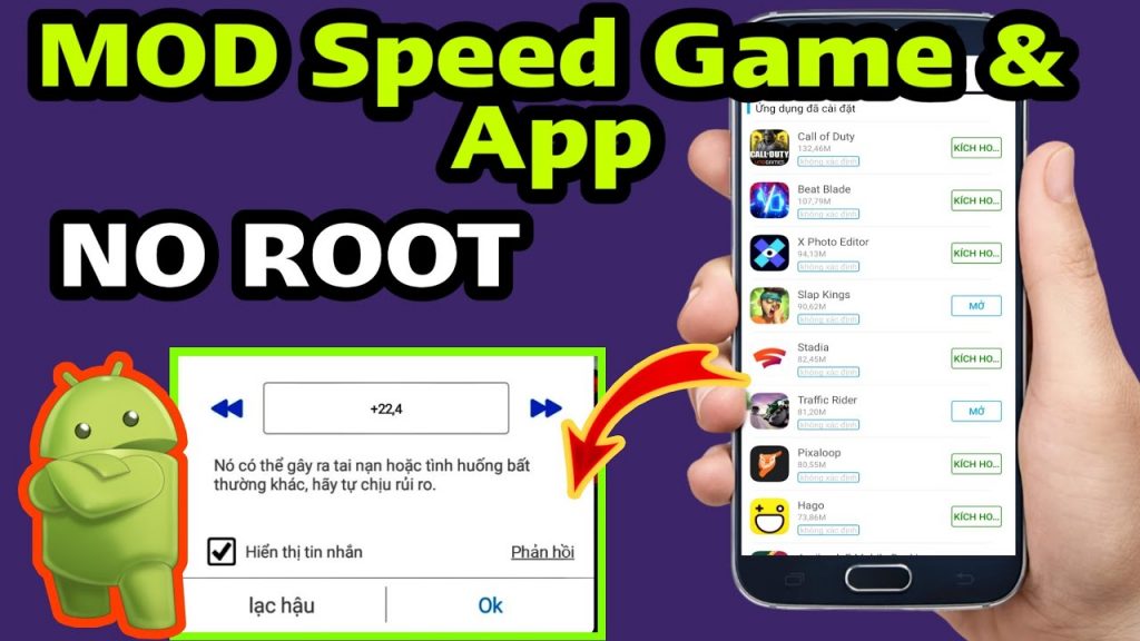 Hack speed game Android không cần root 