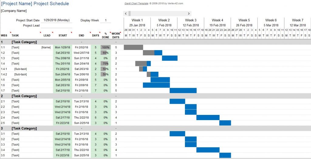  mẫu excel lịch hẹn theo ngày, tháng và năm